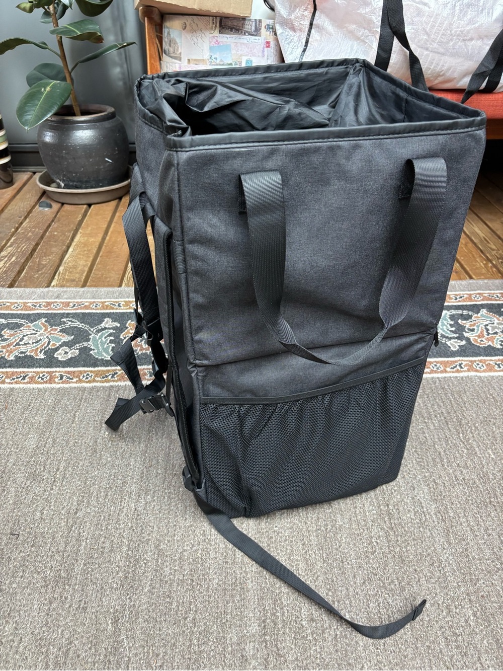 Dorm essentials -  Foldable Storage laundry Backpack